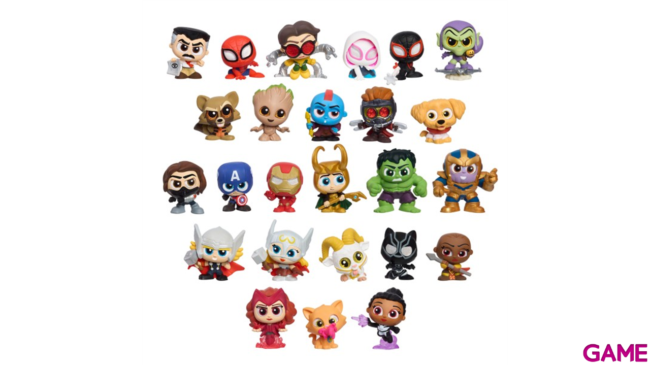 Pack de figuras Marvel Doorables Action Mini Peek (Cápsula con 4 figuras surtidas)-0