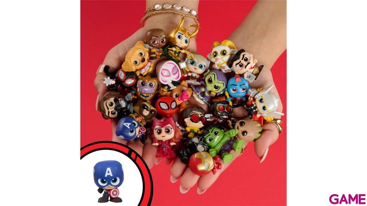 Pack de figuras Marvel Doorables Action Mini Peek (Cápsula con 4 figuras surtidas)-1