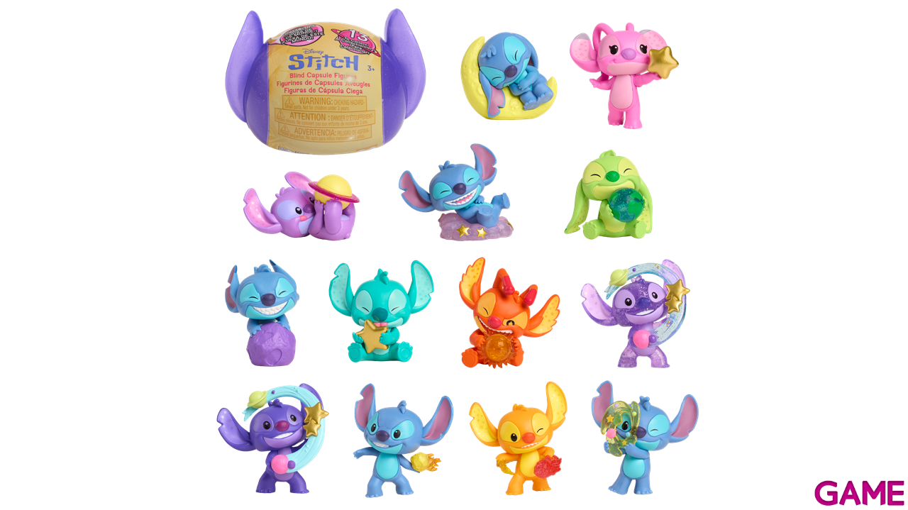 Cápsula con Figura sorpresa Stitch Outta This World (surtido)-0