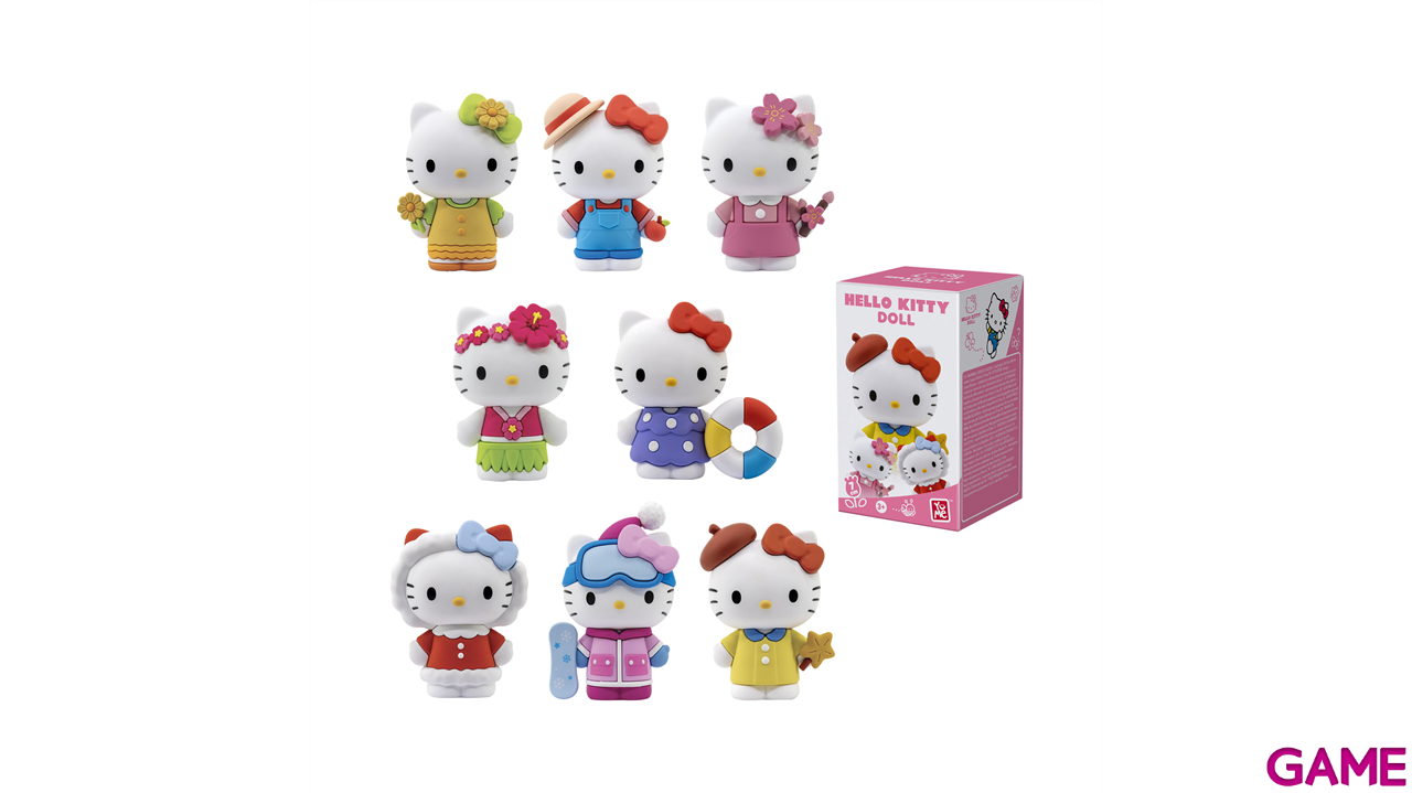 Figura Hello Kitty Doll Four Seasons Series de 7 cm (surtido)-13