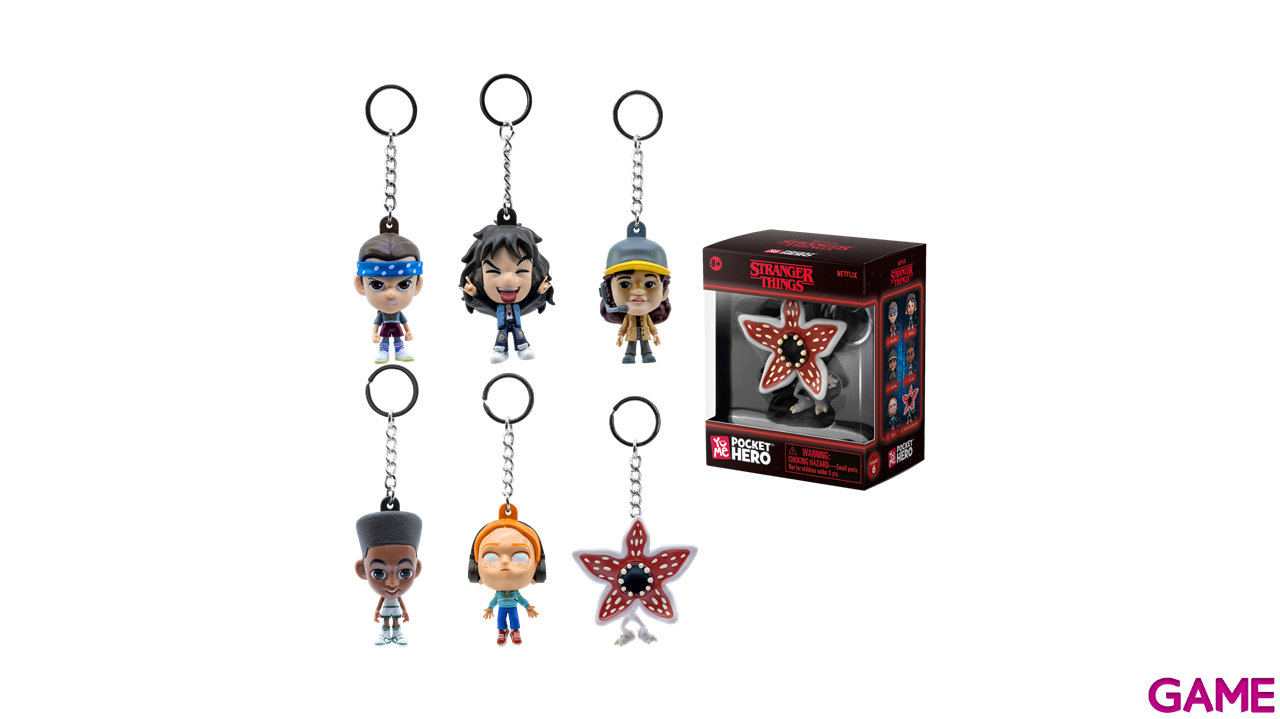 Llavero Stranger Things Pocket Hero series (surtido)-1