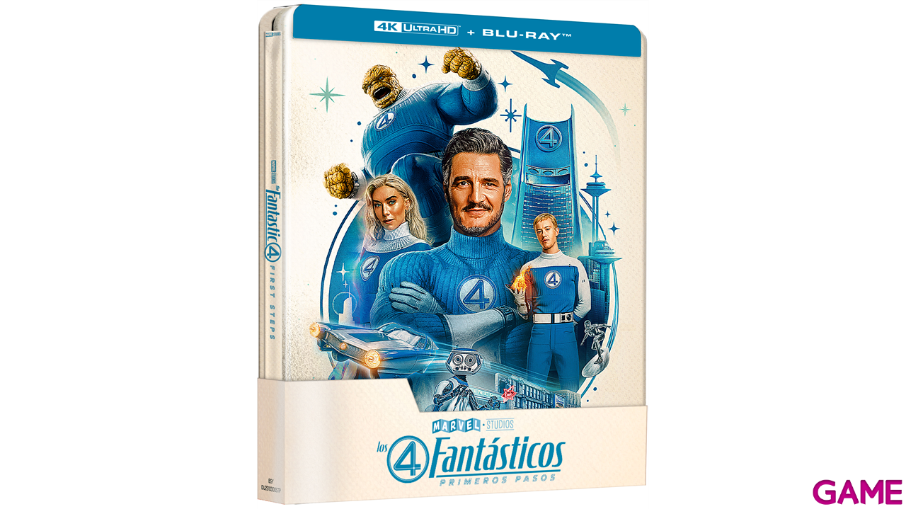 Los 4 Fantásticos Primeros Pasos 4K + BD Edición Steelbook-0 Los 4 Fantásticos Primeros Pasos 4K + BD Edición Steelbook-0