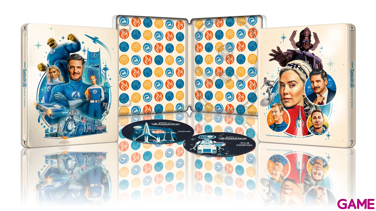 Los 4 Fantásticos Primeros Pasos 4K + BD Edición Steelbook-1 Los 4 Fantásticos Primeros Pasos 4K + BD Edición Steelbook-1