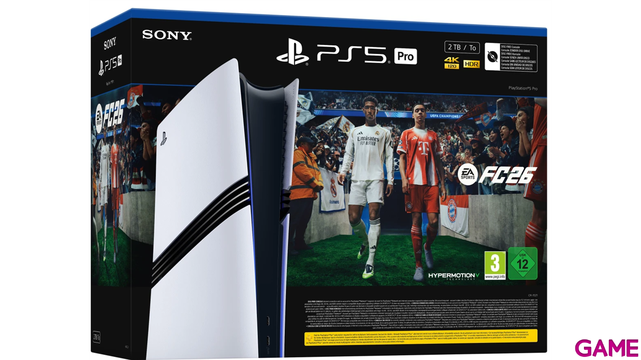 PlayStation 5 Edición PRO 2TB Pack Voucher EA Sports FC26-0