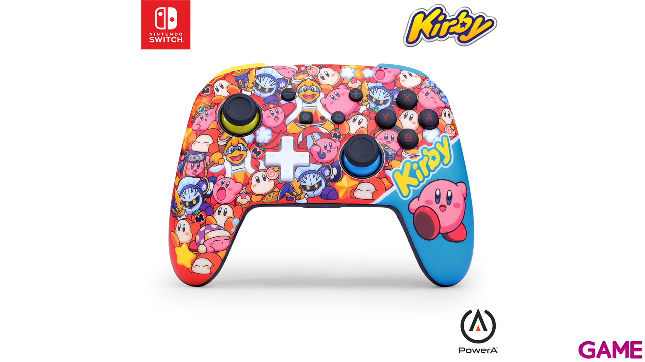 Controller Wireless World Of Kirby PowerA -Licencia oficial--0