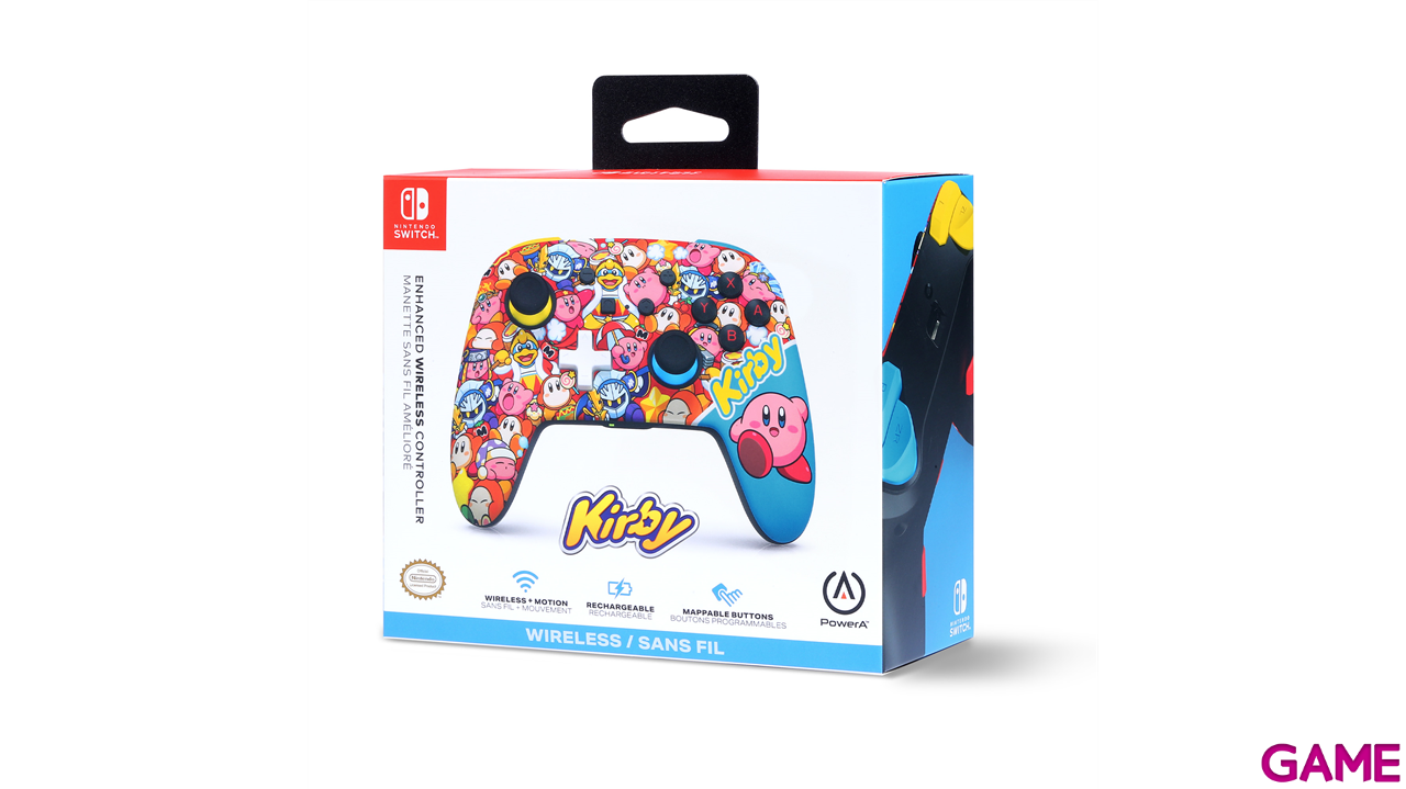 Controller Wireless World Of Kirby PowerA -Licencia oficial--1