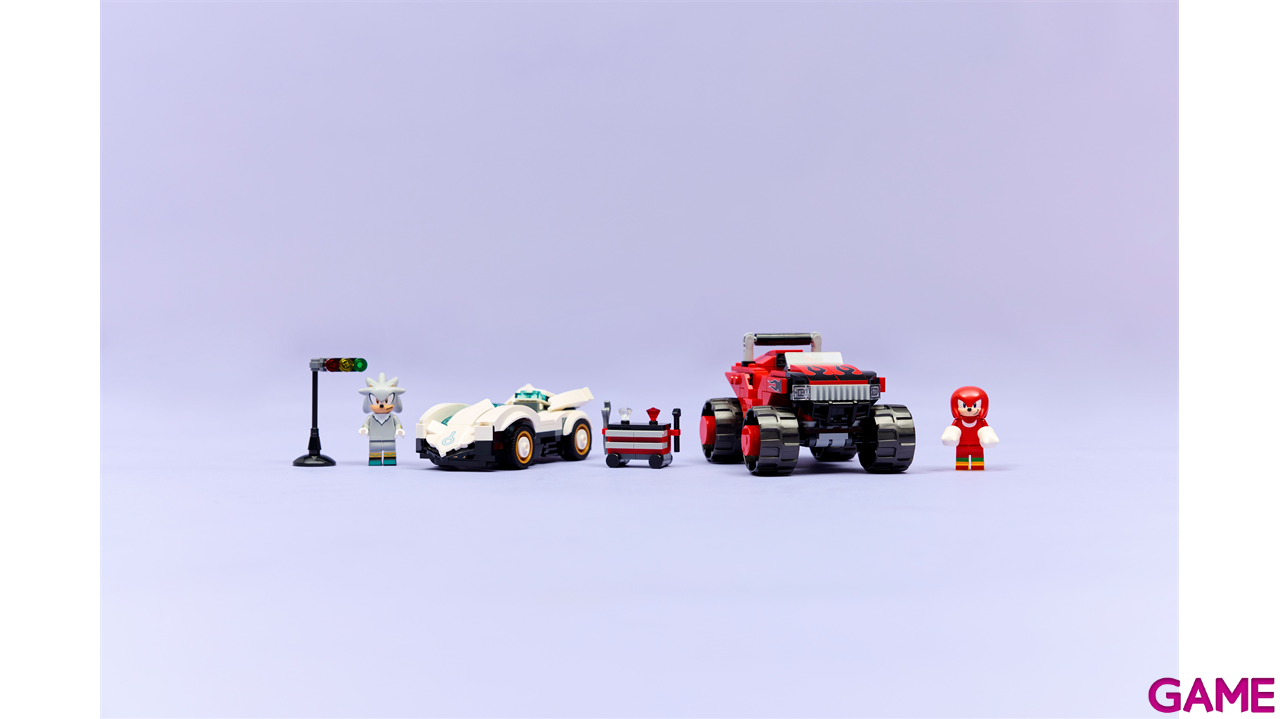 LEGO Sonic Coche de Silver Vs. Monster Truck de Knuckles 77118-1