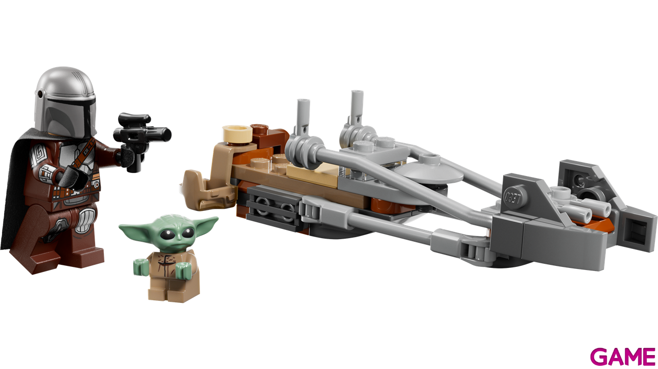 LEGO Star Wars Moto Speeder del Mandaloriano y Grogu 75436-0