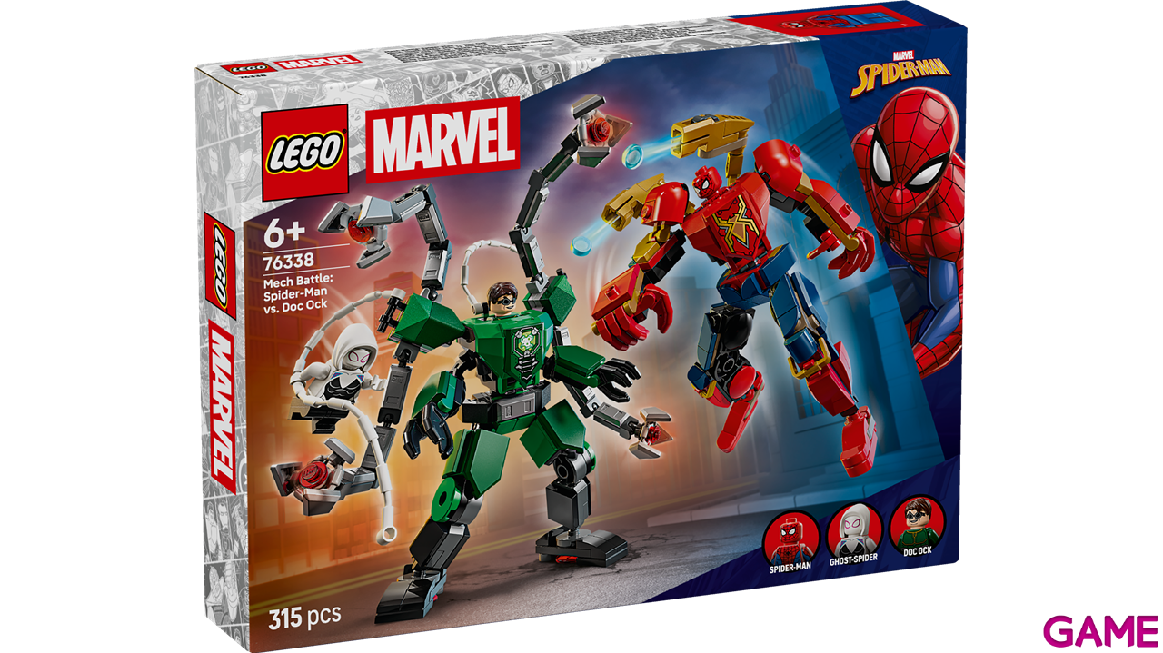 LEGO Super Heroes Marvel Batalla de Armaduras Robóticas: Spider-Man vs. Doc Ock 76338-0
