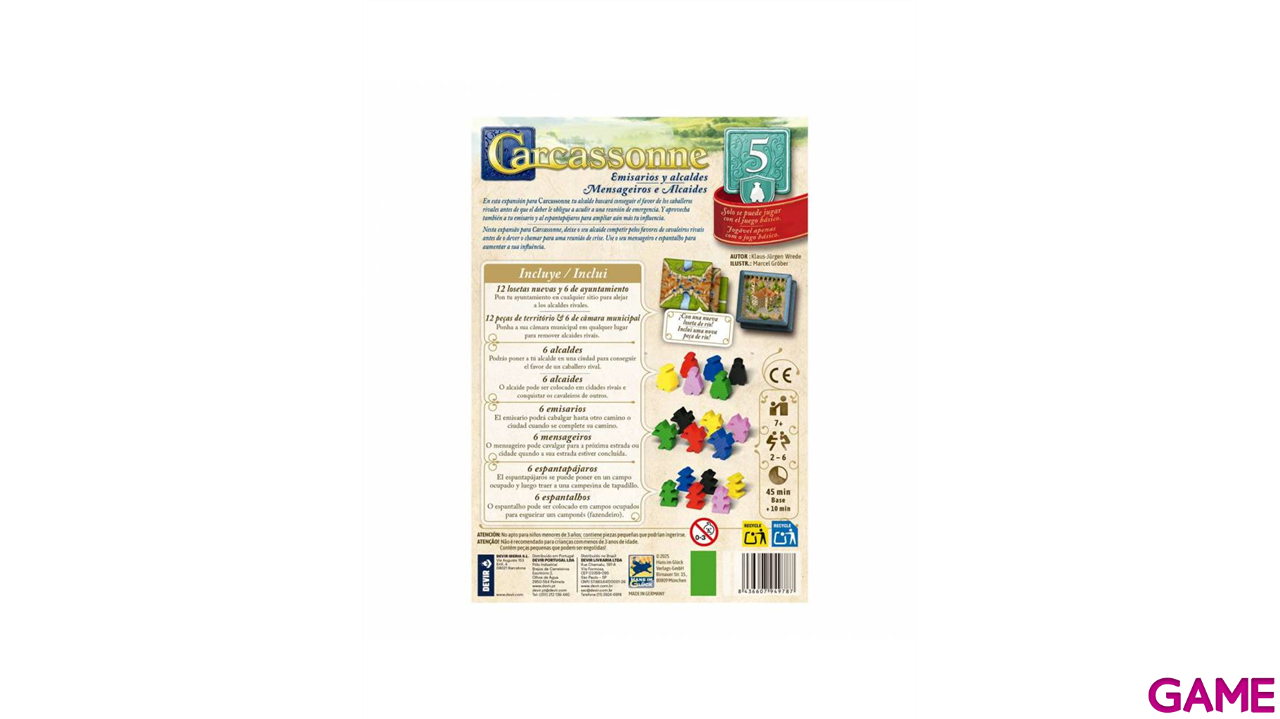 Carcassonne Expansion Emisarios y Alcaldes-1