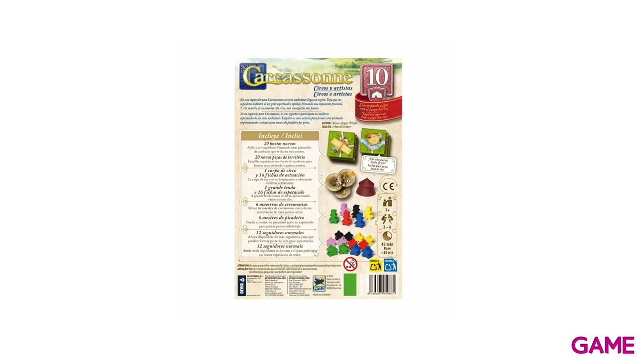 Carcassonne Expansion Circos y Artistas-0