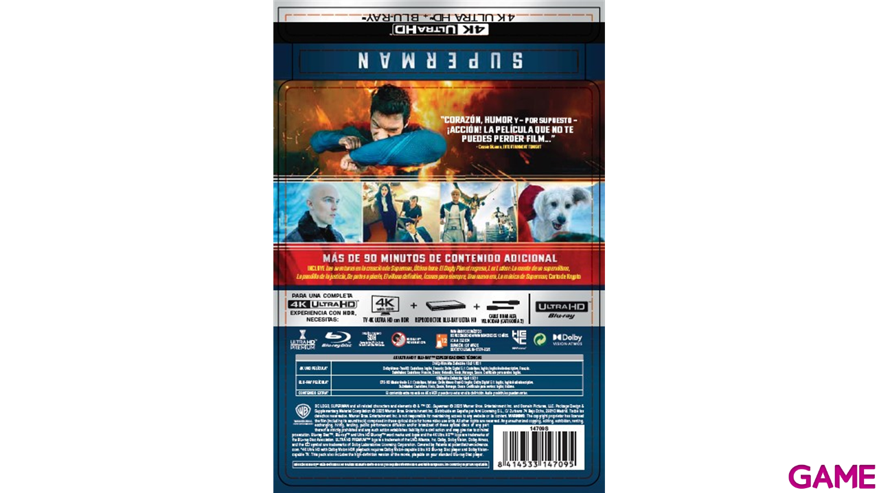 Superman (2025) 4K + BD Edición Steelbook-0