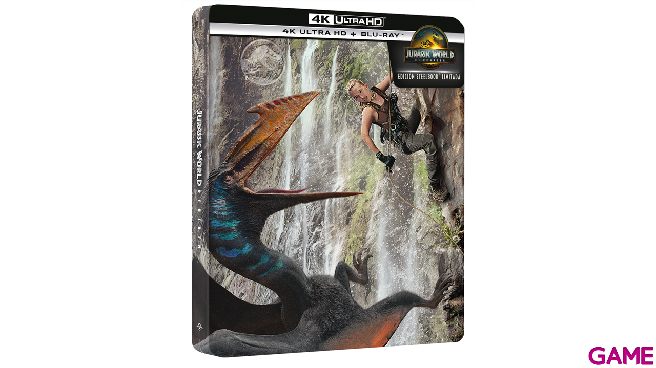 Jurassic World - El Renacer 4K + BD Edición Steelbook 1-0