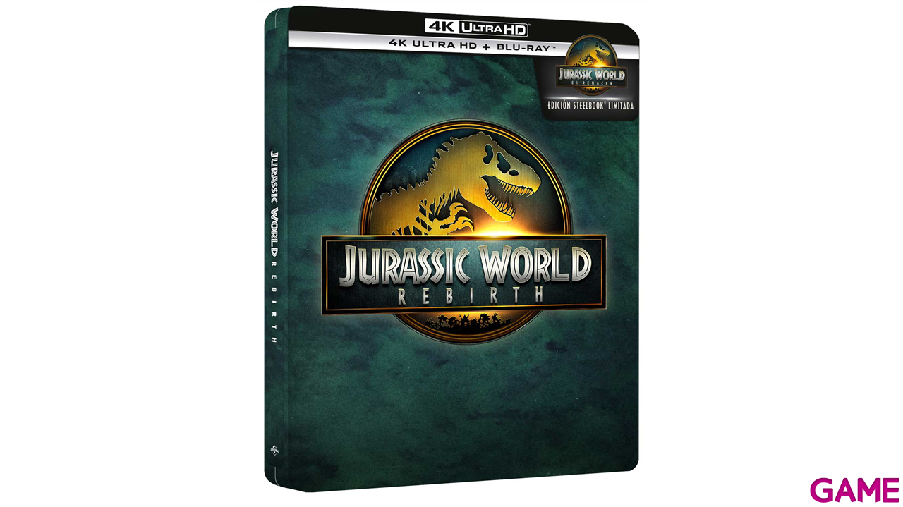 Jurassic World - El Renacer 4K + BD Edición Steelbook 2 Logo-1