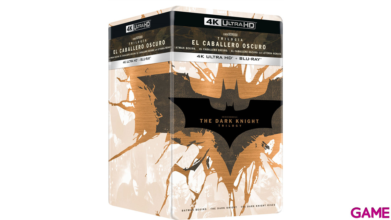 El Caballero Oscuro Trilogía 4K + BD Edición Steelbook-3