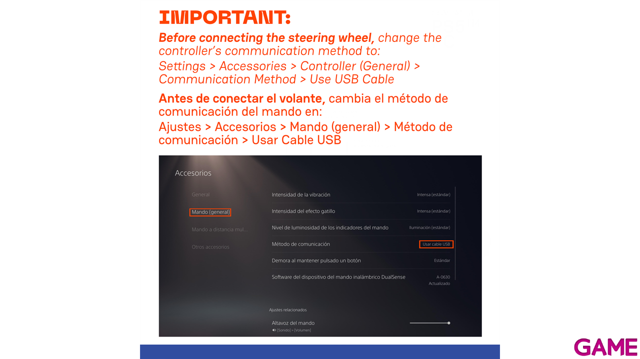 Volante BR5 Racing Wheel PS5 y PC-6