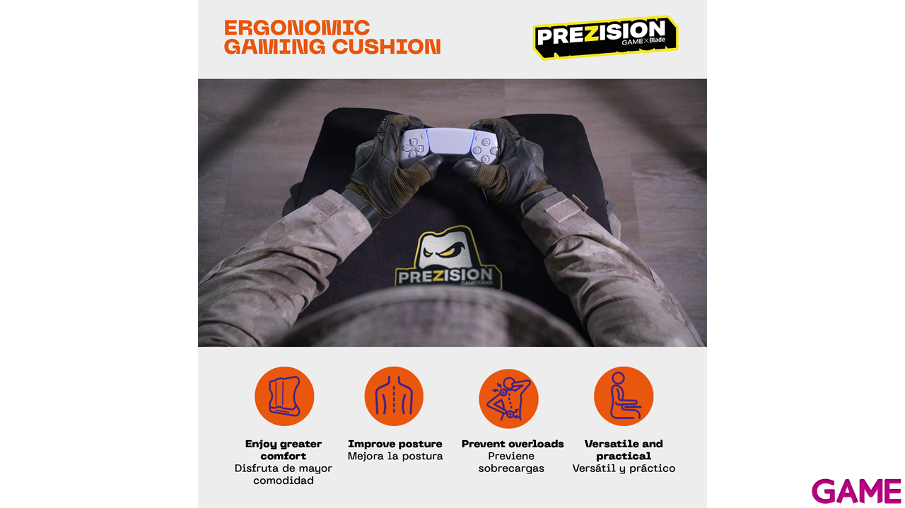 Prezision Ergonomic Gaming Cushion-12
