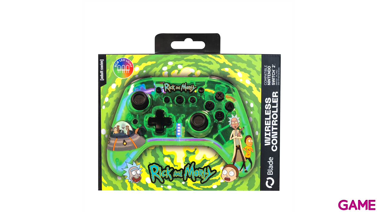 Rick and Morty Wireless Gamepad NSW-NSW2-PC-IOS-ANDROID-7