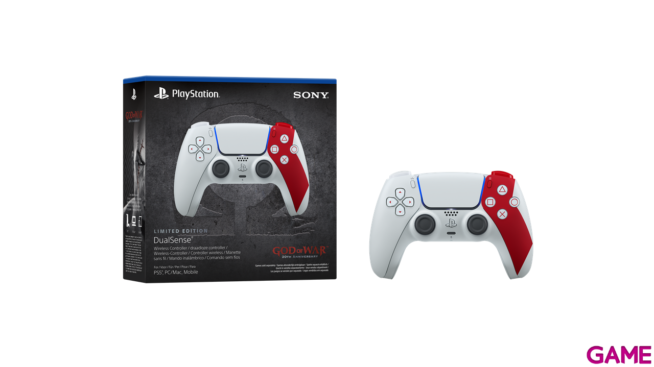 Mando Inalámbrico DualSense God of War 20th Aniversario Edición Limitada-3