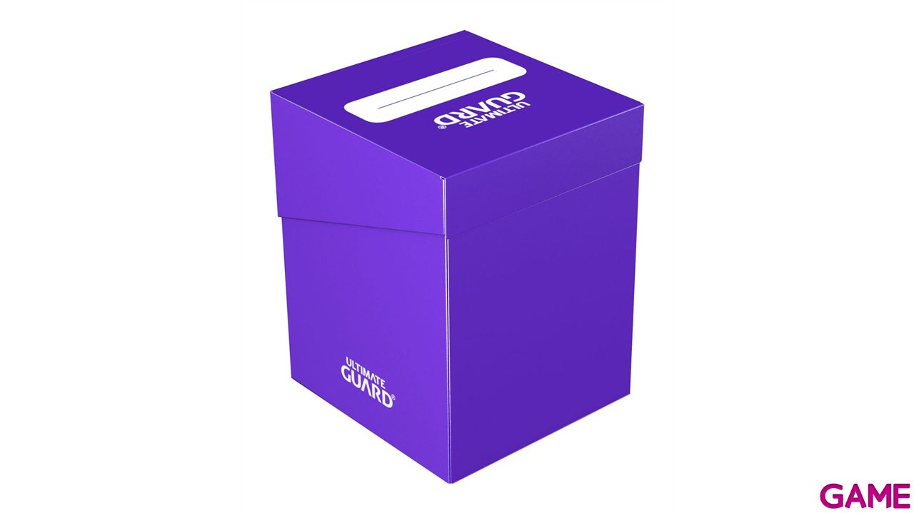 Caja de almacenaje para 100 cartas Ultimate Guard Deck Case de color morado-0