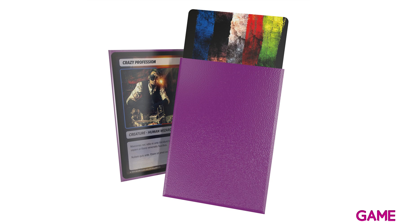 Fundas para cartas Cortex Tamaño Estándar de color Violeta Mate (100 uds)-1
