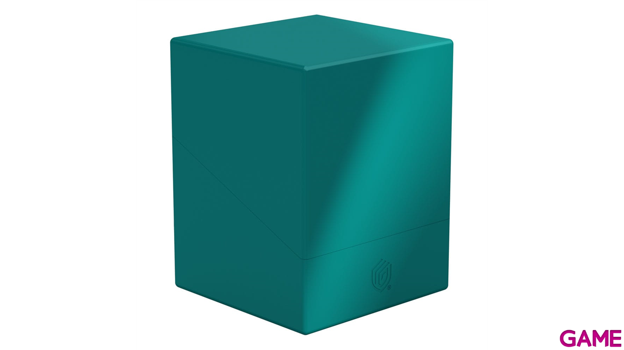 Caja de almacenaje para 100 cartas Ultimate Guard Boulder Ruby de color Solid Petrol-1