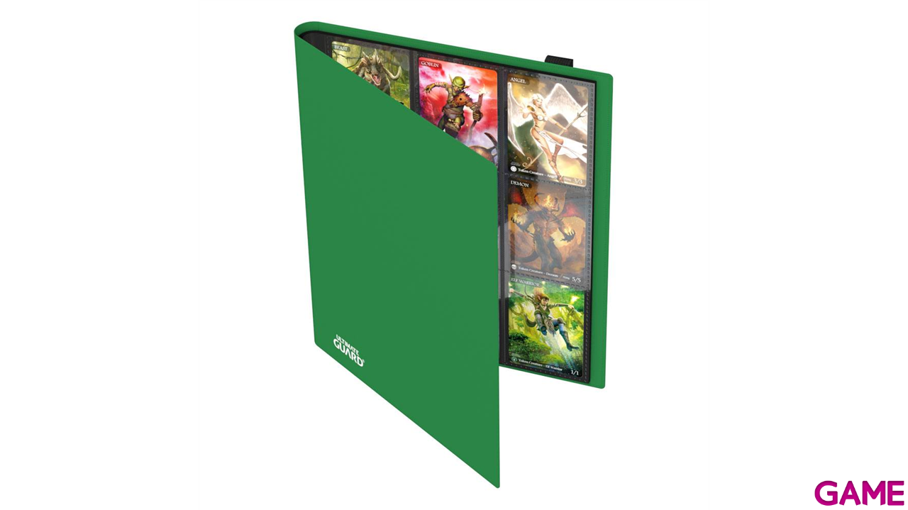 Portafolio Ultimate Guard Flexxfolio para 360 cartas de color verde-0