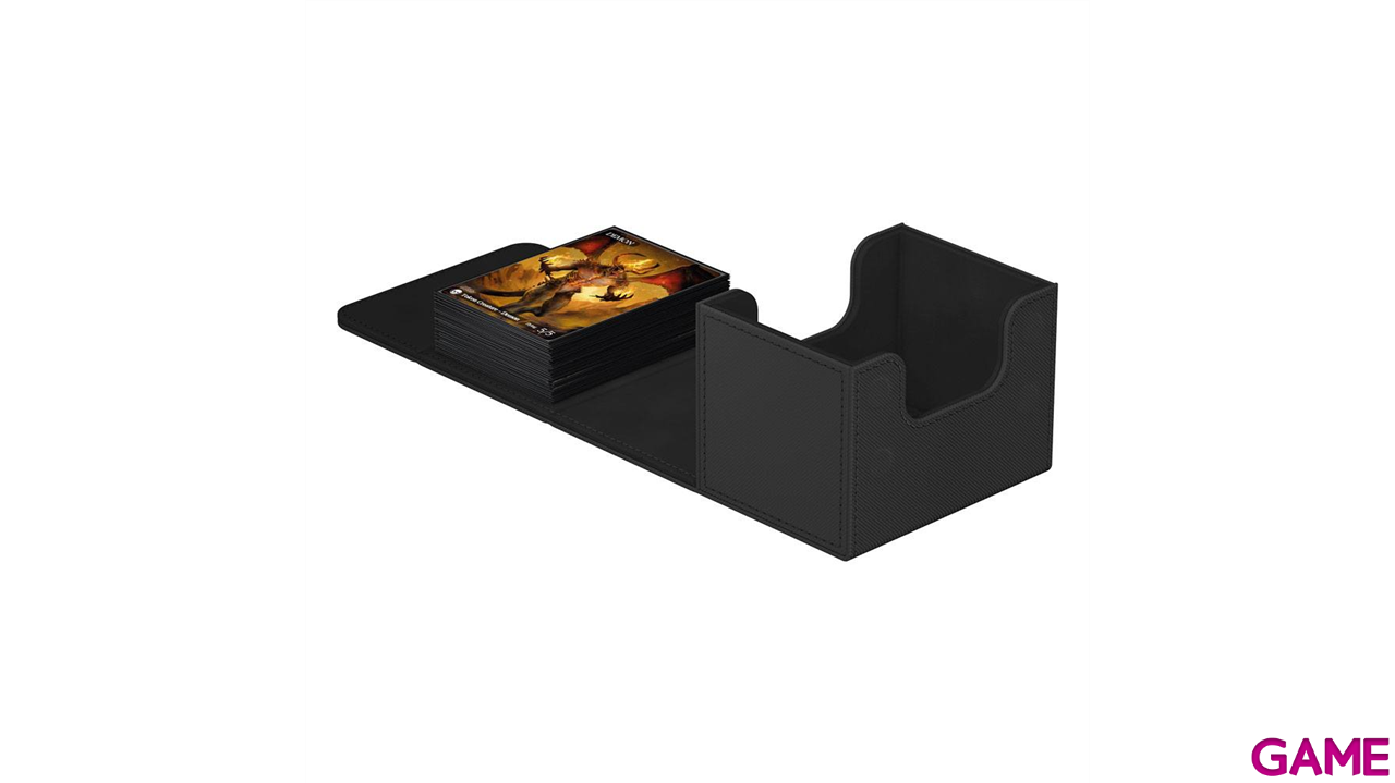 Caja de almacenaje para cartas Sidewinder 100+ Xenoskin de color negro (100 uds)-2