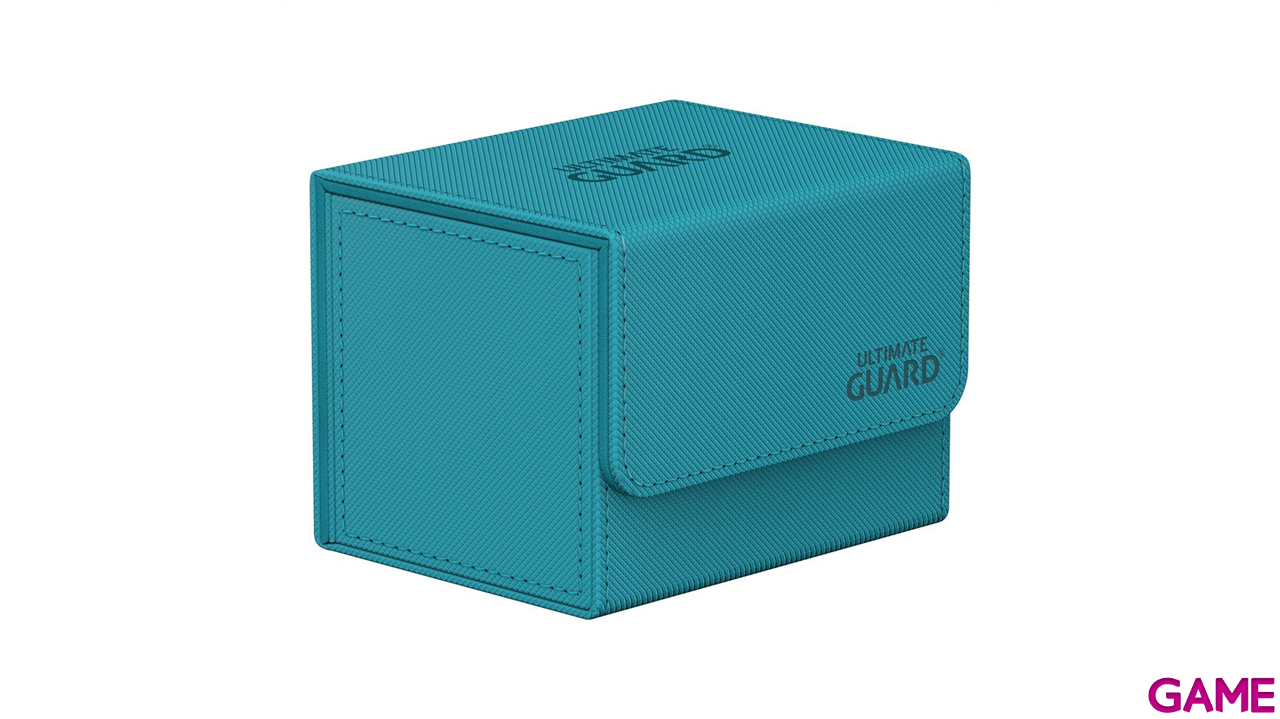 Caja de almacenaje para cartas Sidewinder 100+ Xenoskin de color azul Gasolina (100 uds)-1