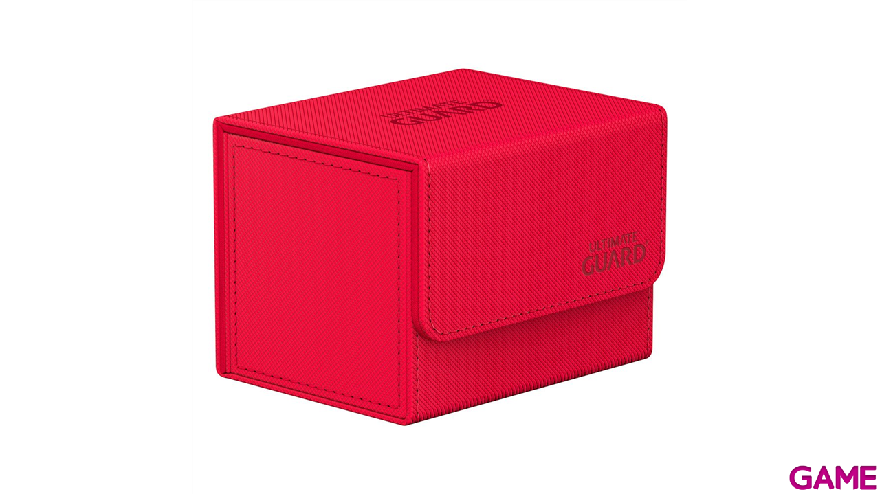 Caja de almacenaje para cartas Sidewinder 100+ Xenoskin de color rojo (100 uds)-2