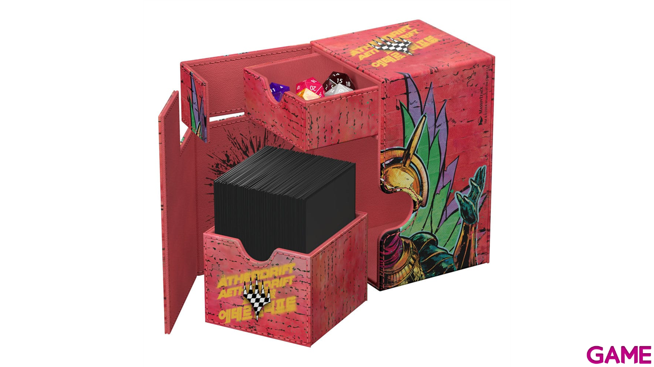 Caja de almacenaje para cartas Flip´n´Tray 100+ Xenoskin Magic: The Gathering Aetherdrift - Hazoret, Godseeker (100uds)-2