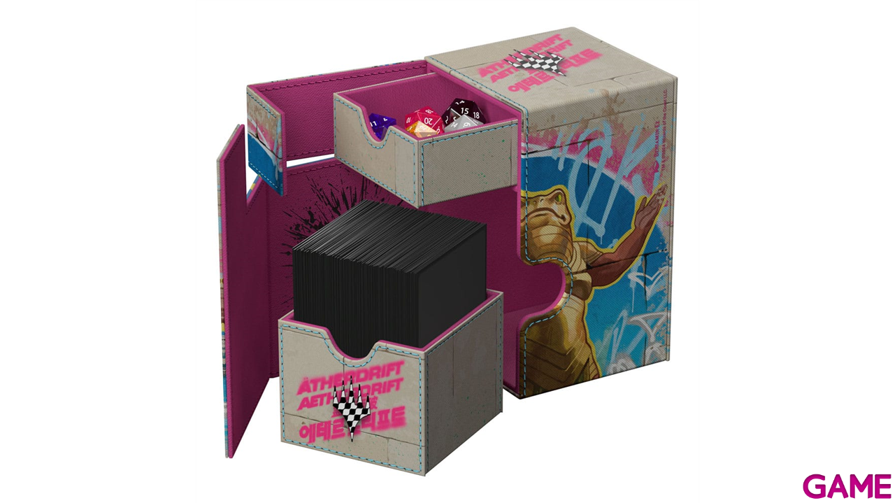 Caja de almacenaje para cartas Flip´n´Tray 100+ Xenoskin Magic: The Gathering Aetherdrift - Sab-Sunen, Luxa Embodied (100 uds)-0