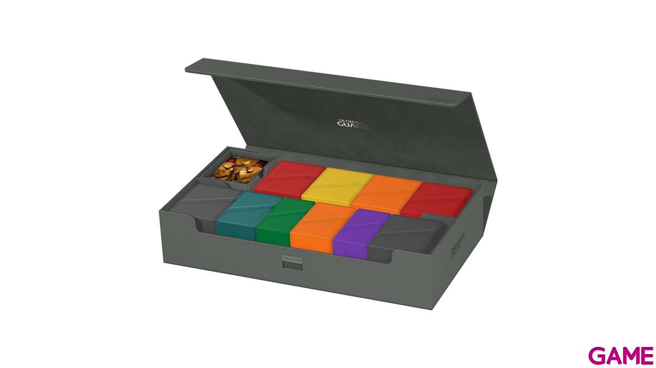 Caja de almacenaje para cartas Omnihive 1000+ Xenoskin de color Gris (1000 uds)-0