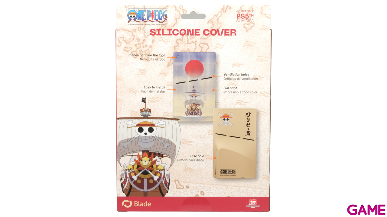 Cubierta Silicona para PS5 Slim - One Piece-2