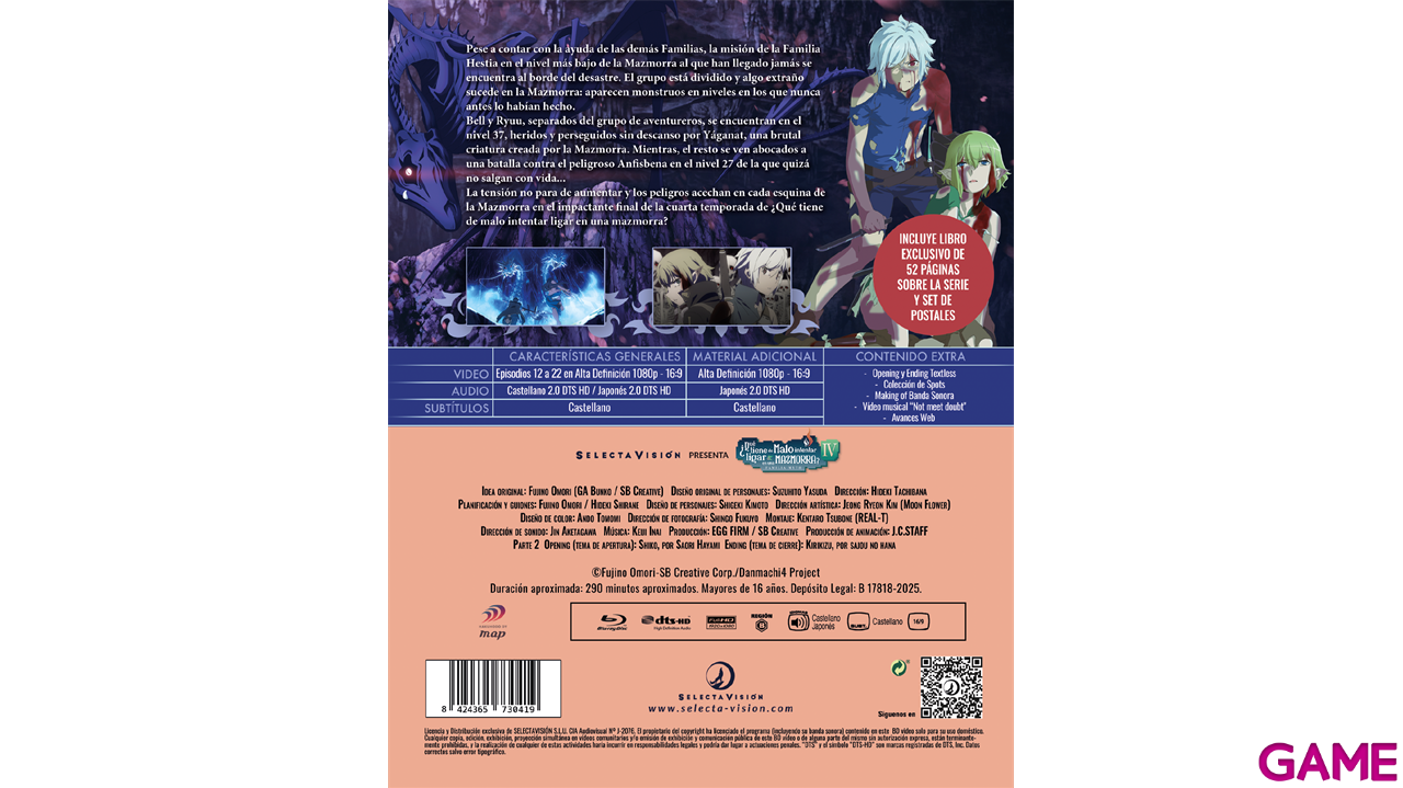 Qué Tiene de Malo Intentar Ligar en una Mazmorra Danmachi Tem. 4 Parte 2-2
