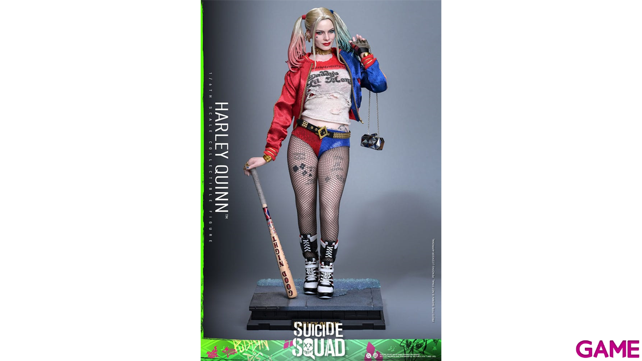Figura Escuadron Suicida Masterpiece Action Figure Harley Quinn de 29 cm-1