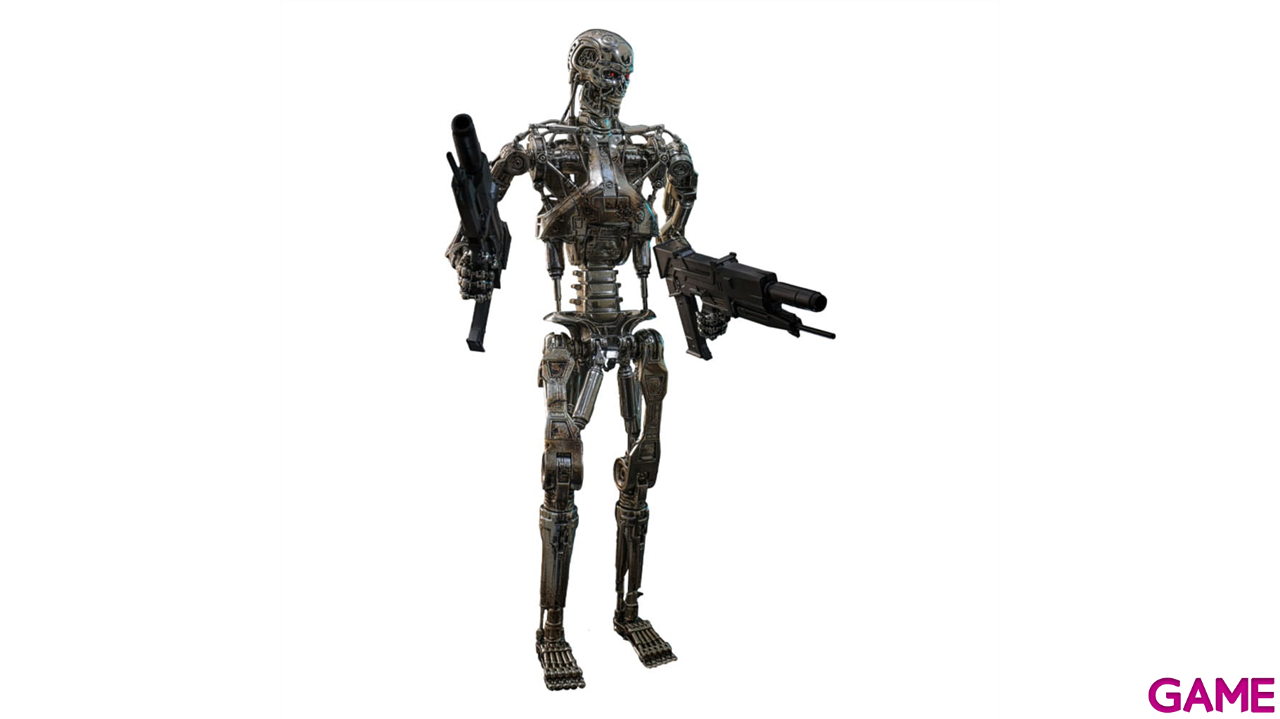 Figura Terminator 2 Masterpiece Action Figure Endoskeleton (Battle Damaged Version) de 31 cm-0