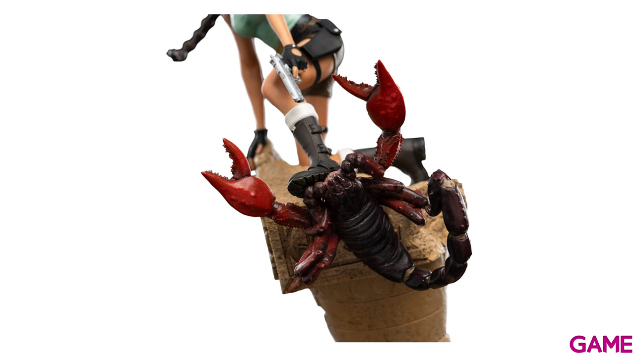 Figura de resina pintada a mano Tomb Raider de 21,5 cm-1