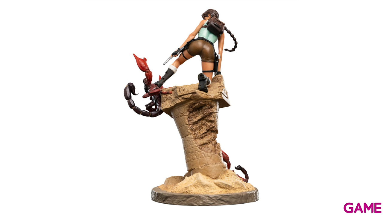 Figura de resina pintada a mano Tomb Raider de 21,5 cm-2