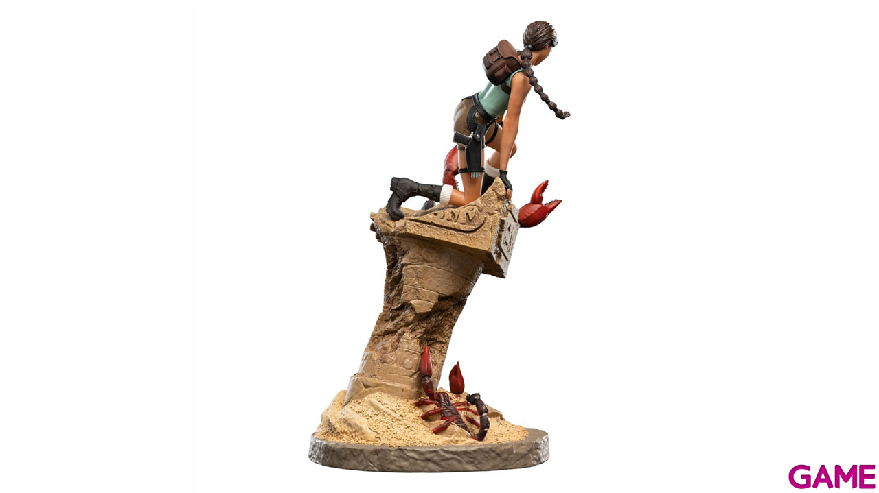 Figura de resina pintada a mano Tomb Raider de 21,5 cm-4