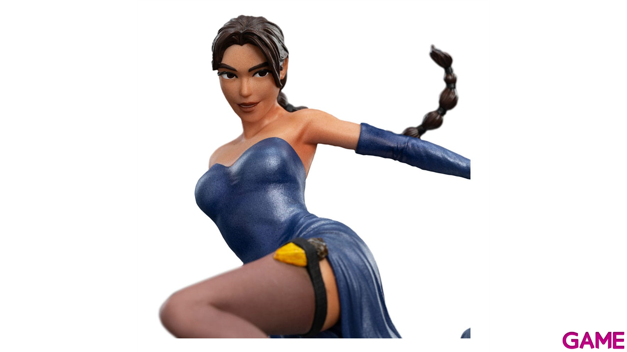 Figura de resina pintada a mano Tomb Raider de 17 cm-0