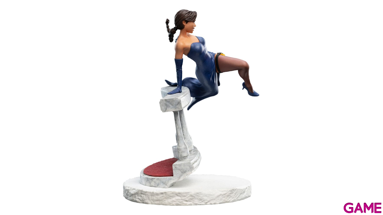 Figura de resina pintada a mano Tomb Raider de 17 cm-1