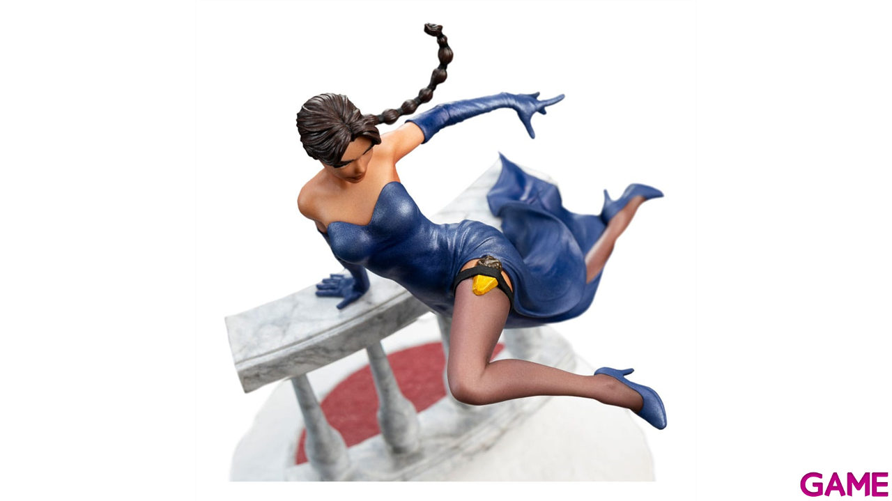Figura de resina pintada a mano Tomb Raider de 17 cm-3