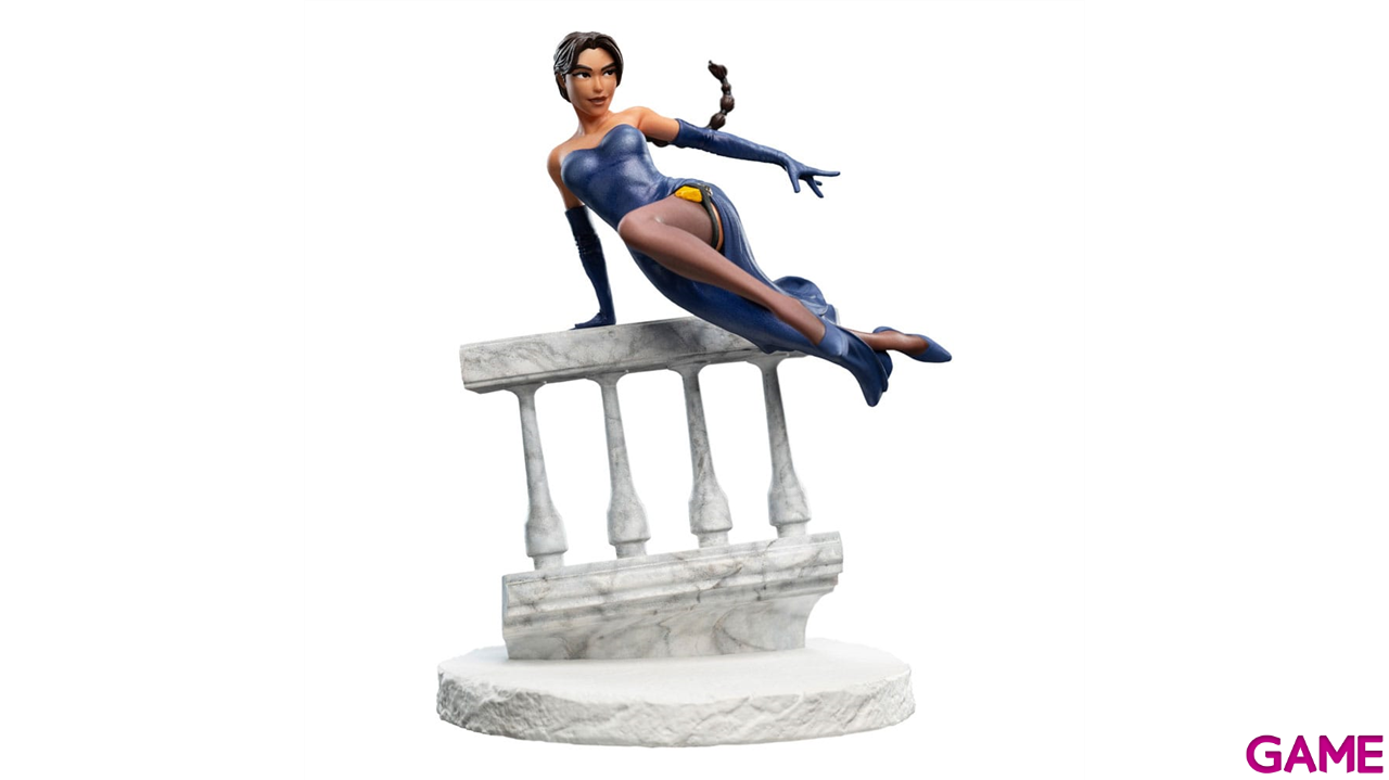Figura de resina pintada a mano Tomb Raider de 17 cm-4