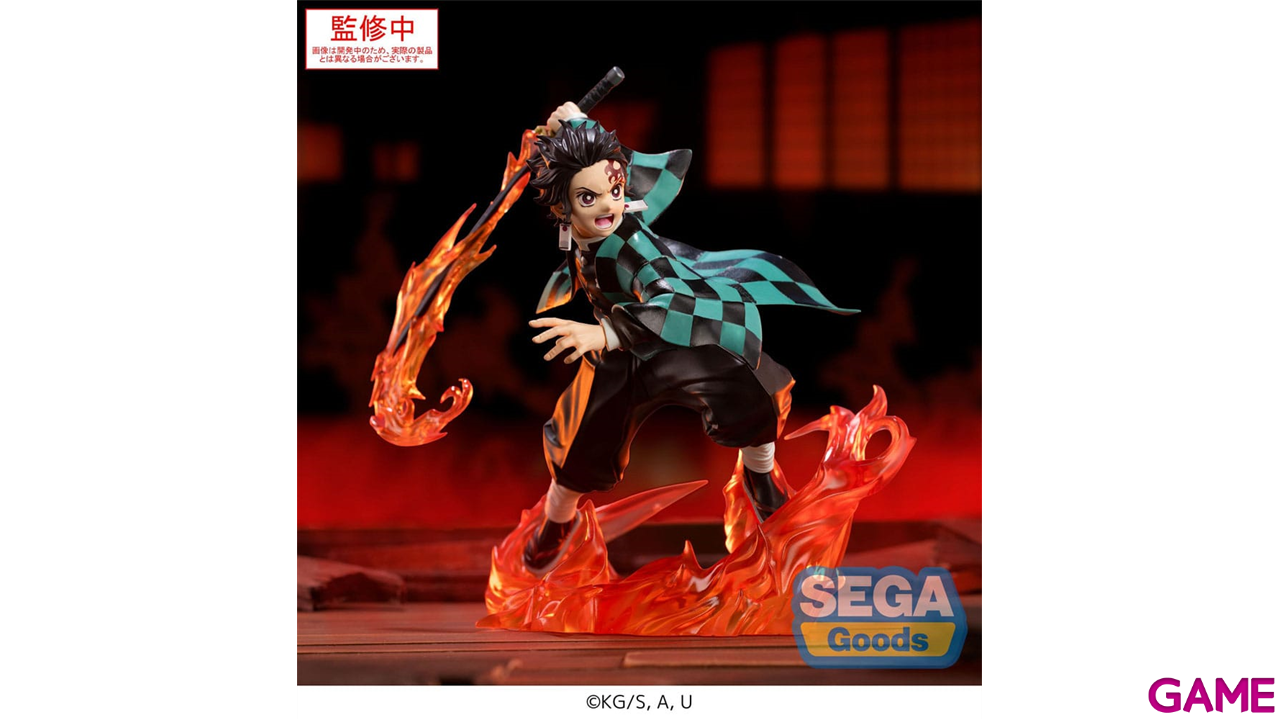 Figura Demon Slayer: Kimetsu no Yaiba Xross Link Anime Tanjiro Kamado de 15 cm-0