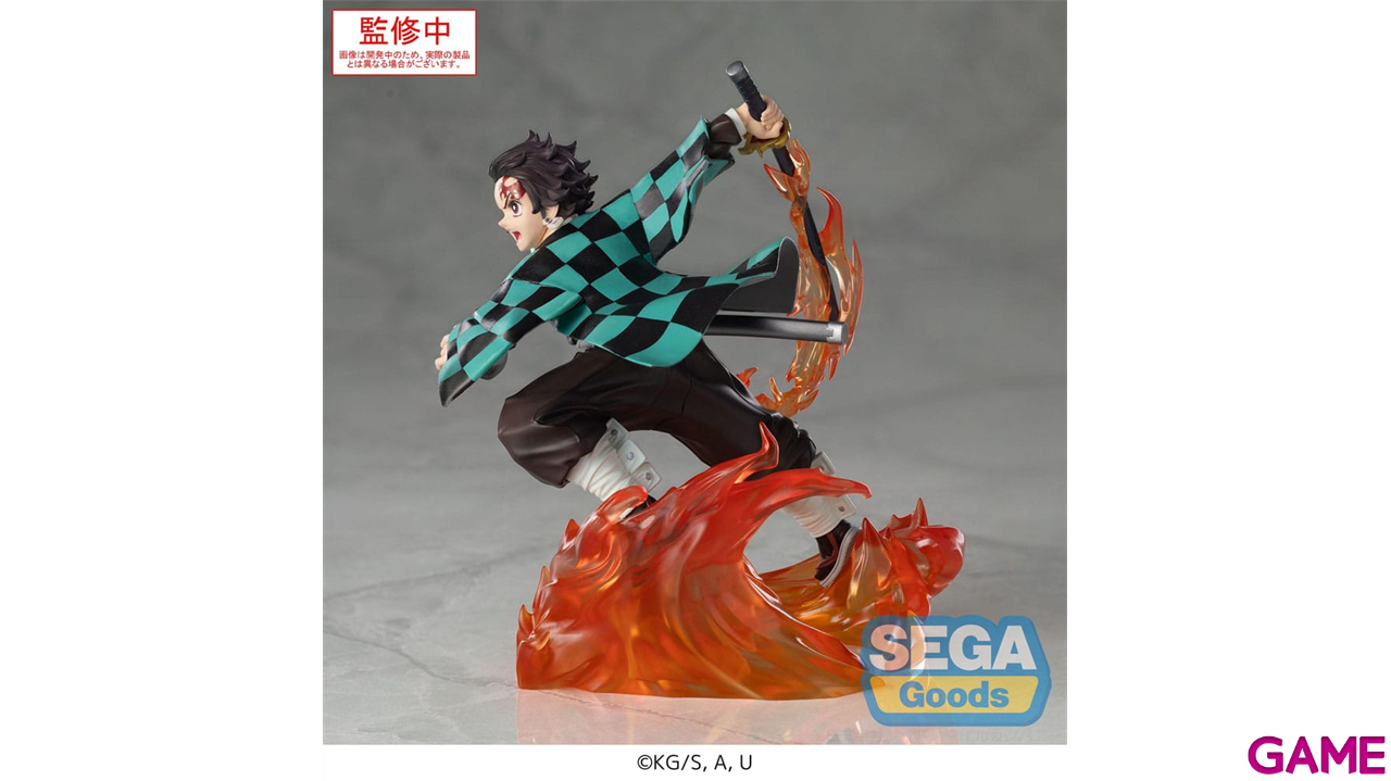 Figura Demon Slayer: Kimetsu no Yaiba Xross Link Anime Tanjiro Kamado de 15 cm-1