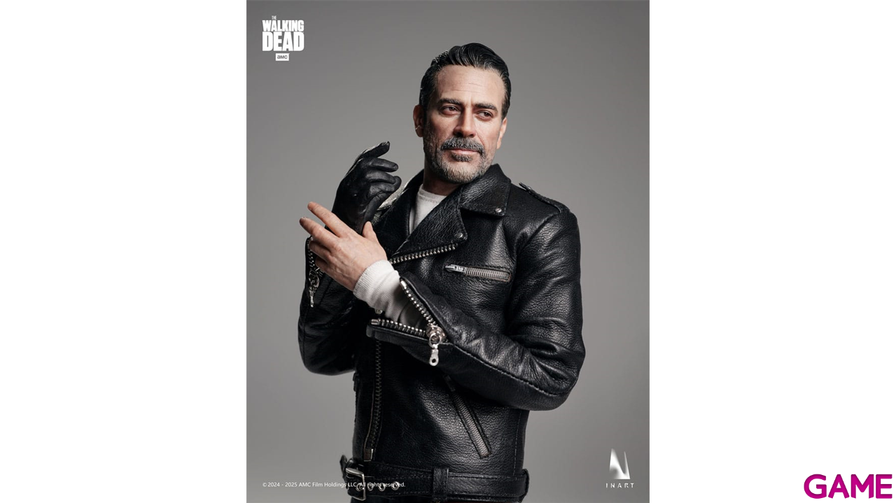 Figura móvil con base Walking Dead Negan de 37 cm-0