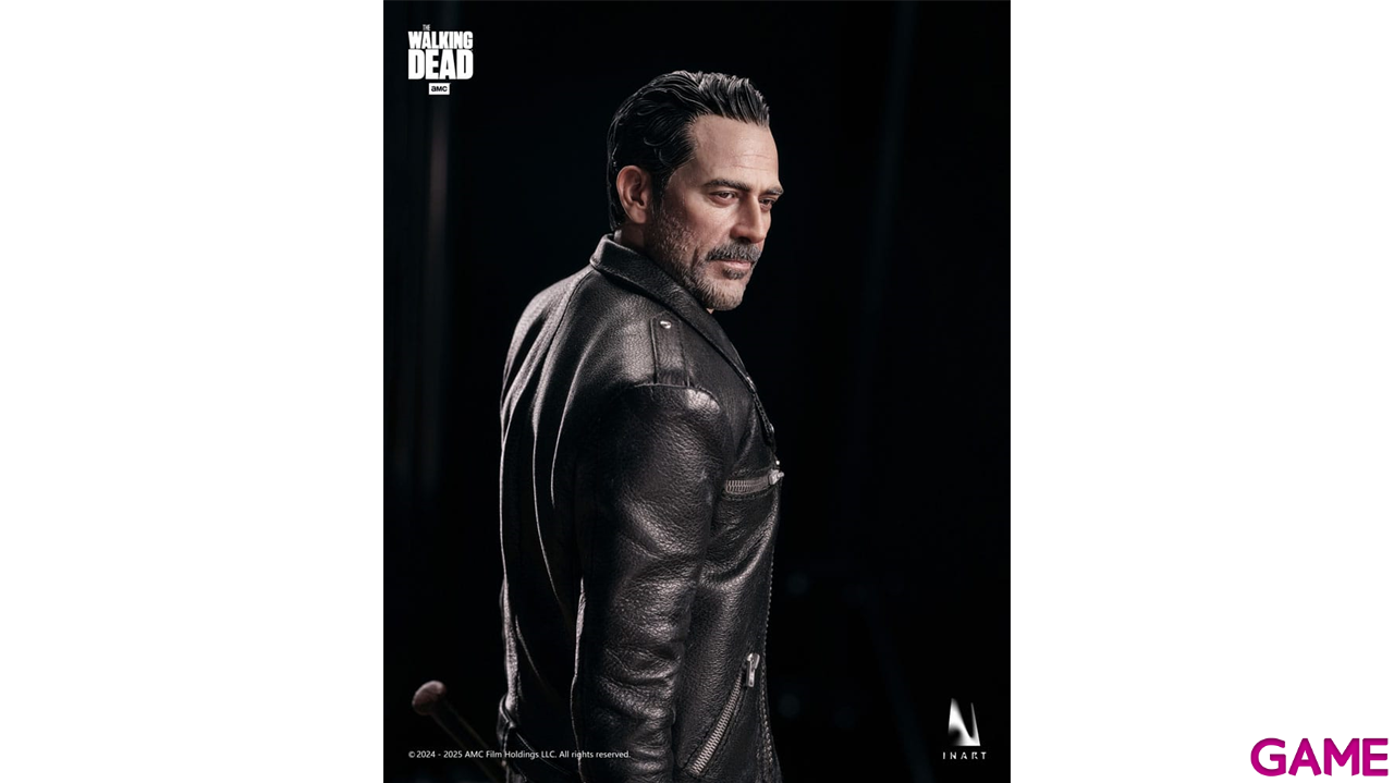 Figura móvil con base Walking Dead Negan de 37 cm-1