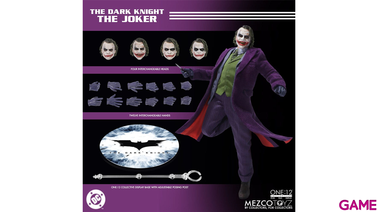 Figura articulada con accesorios DC Joker de 17 cm-0