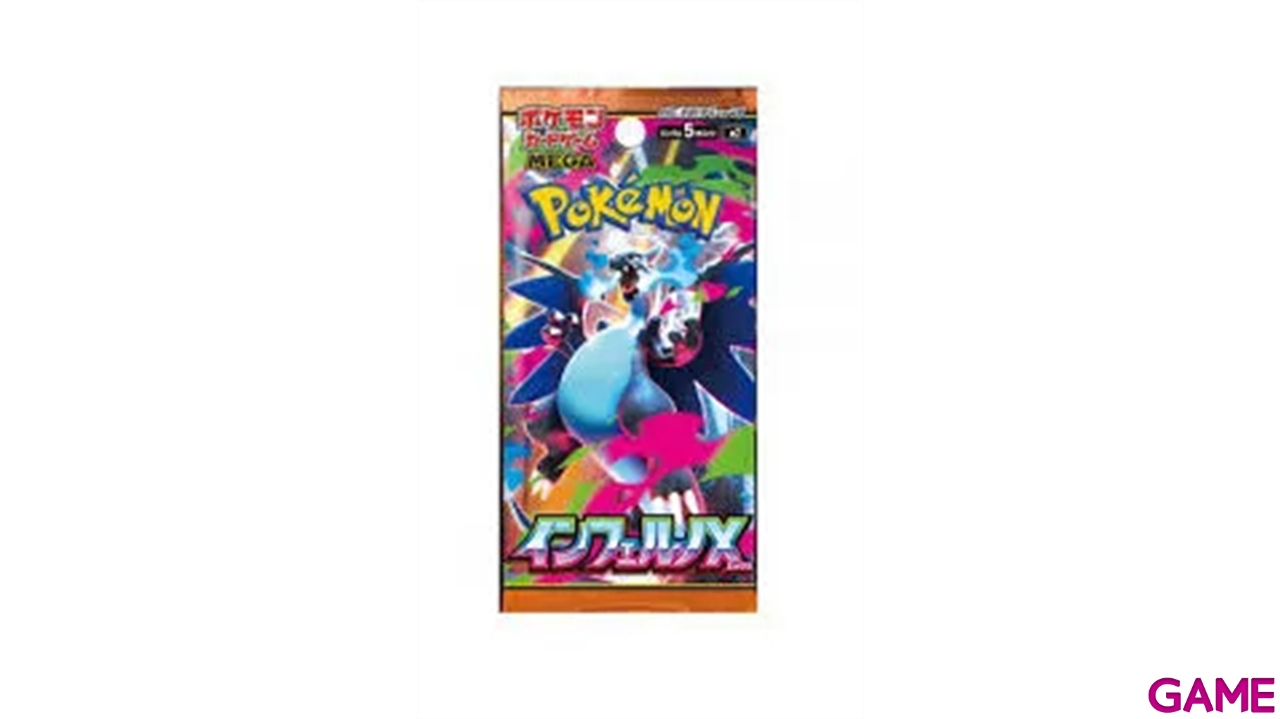 Sobre de Cartas Pokemon M2 Mega Inferno X Booster (Japones)-0